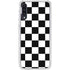 Black and White Checkered Galaxy A50 Clear Case